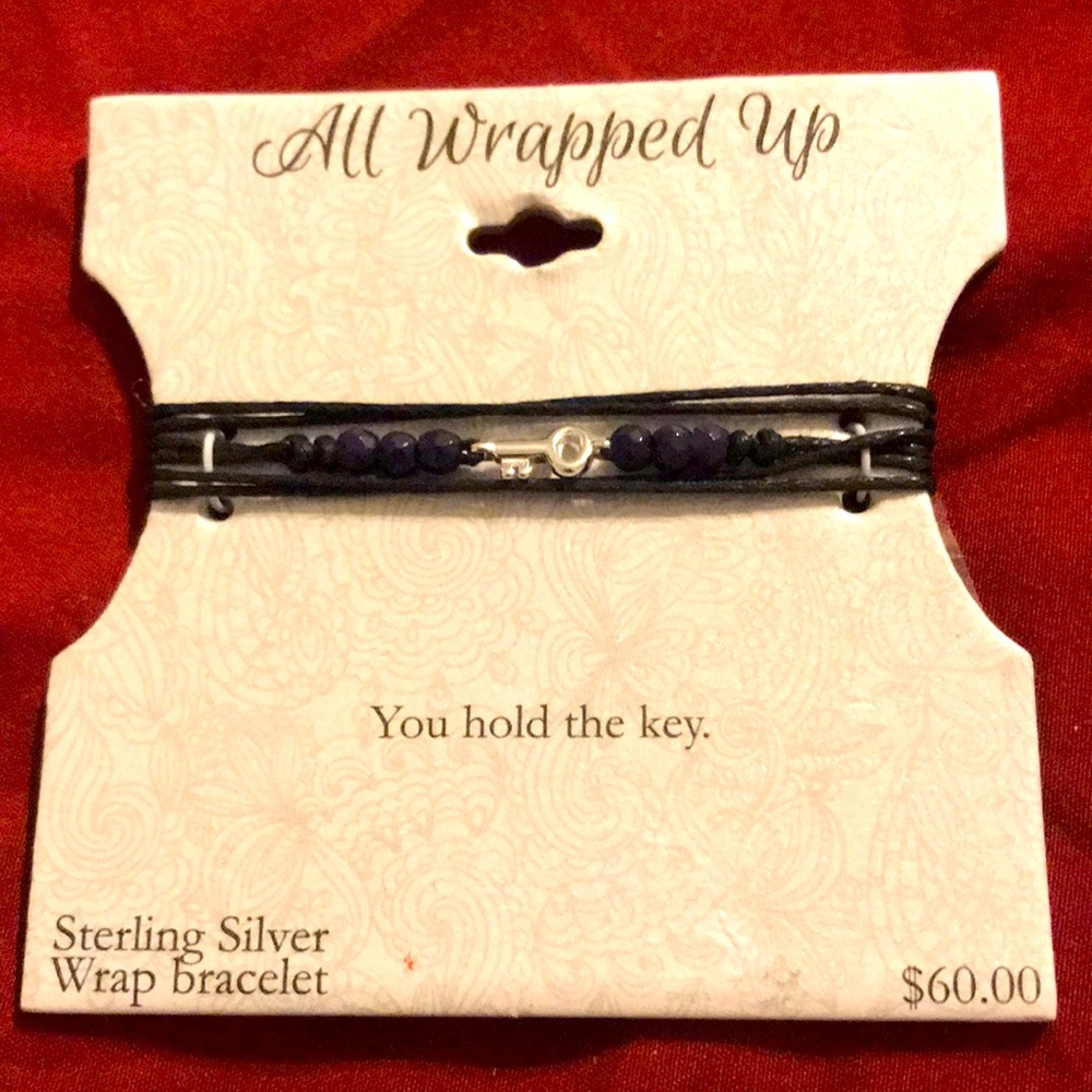 Sterling Silver Wrap Bracelet YOU HOLD THE KEY